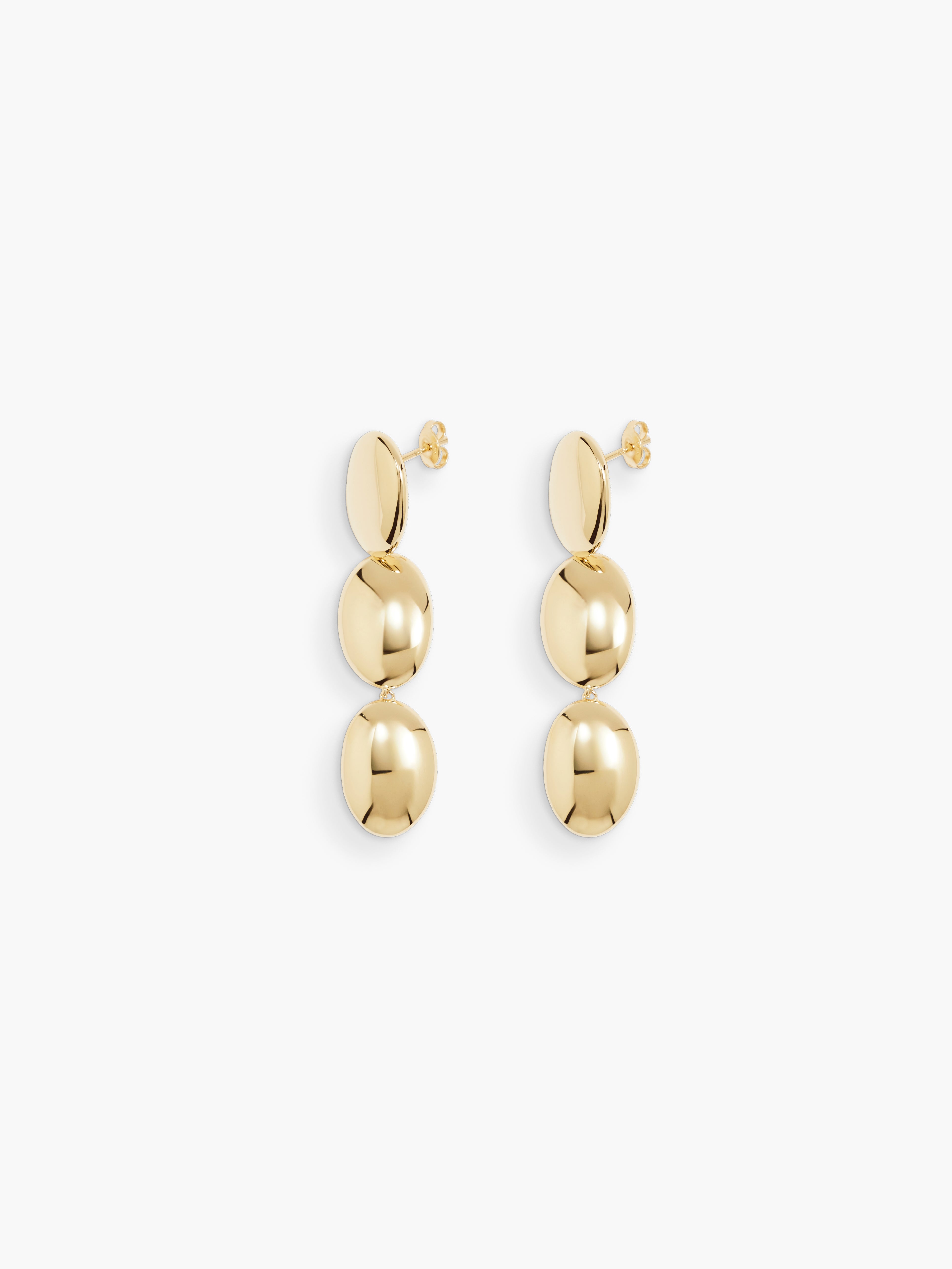 Dualism Oval earrings