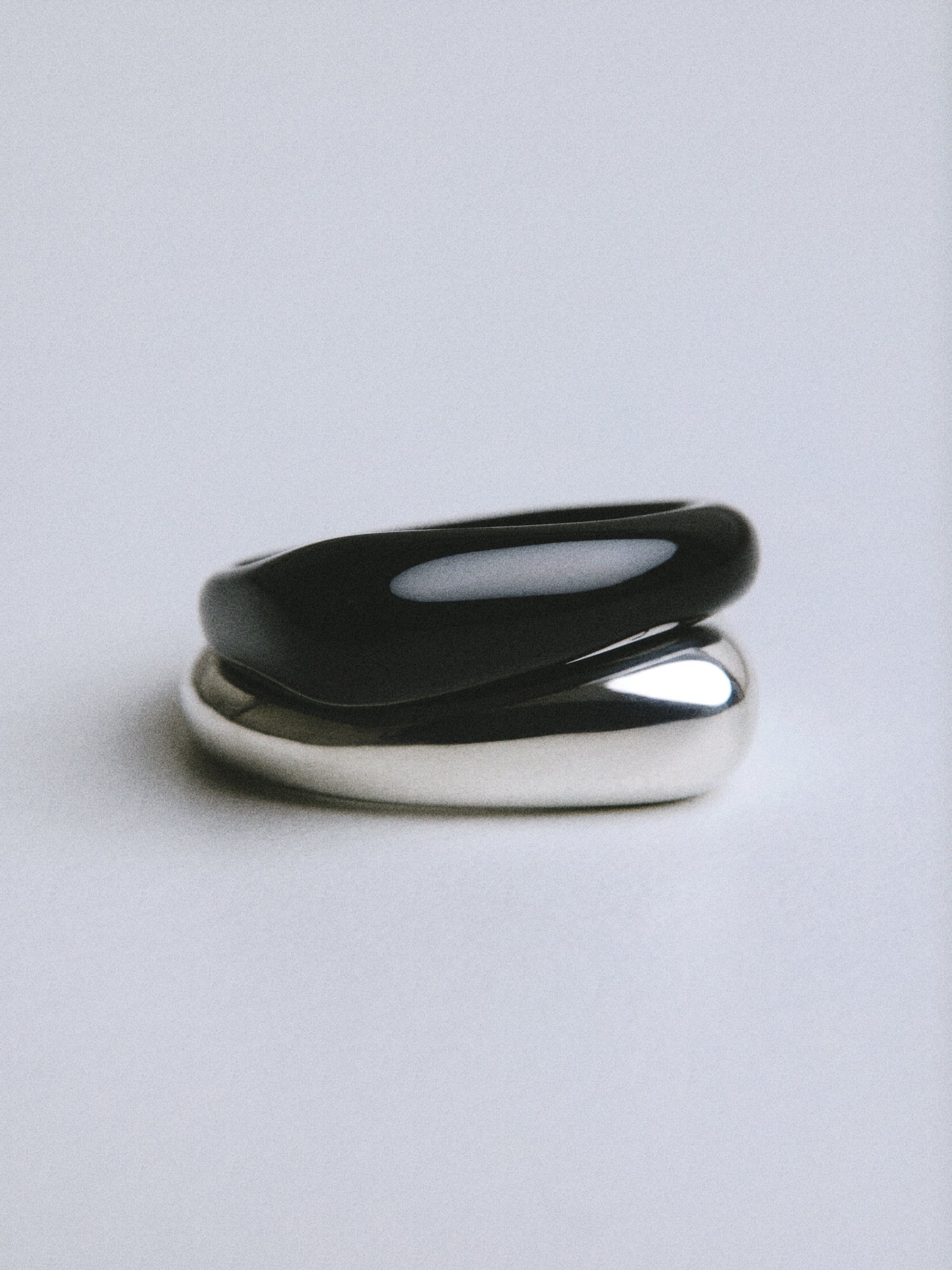 Dagny Stacking Ring - Black Onyx