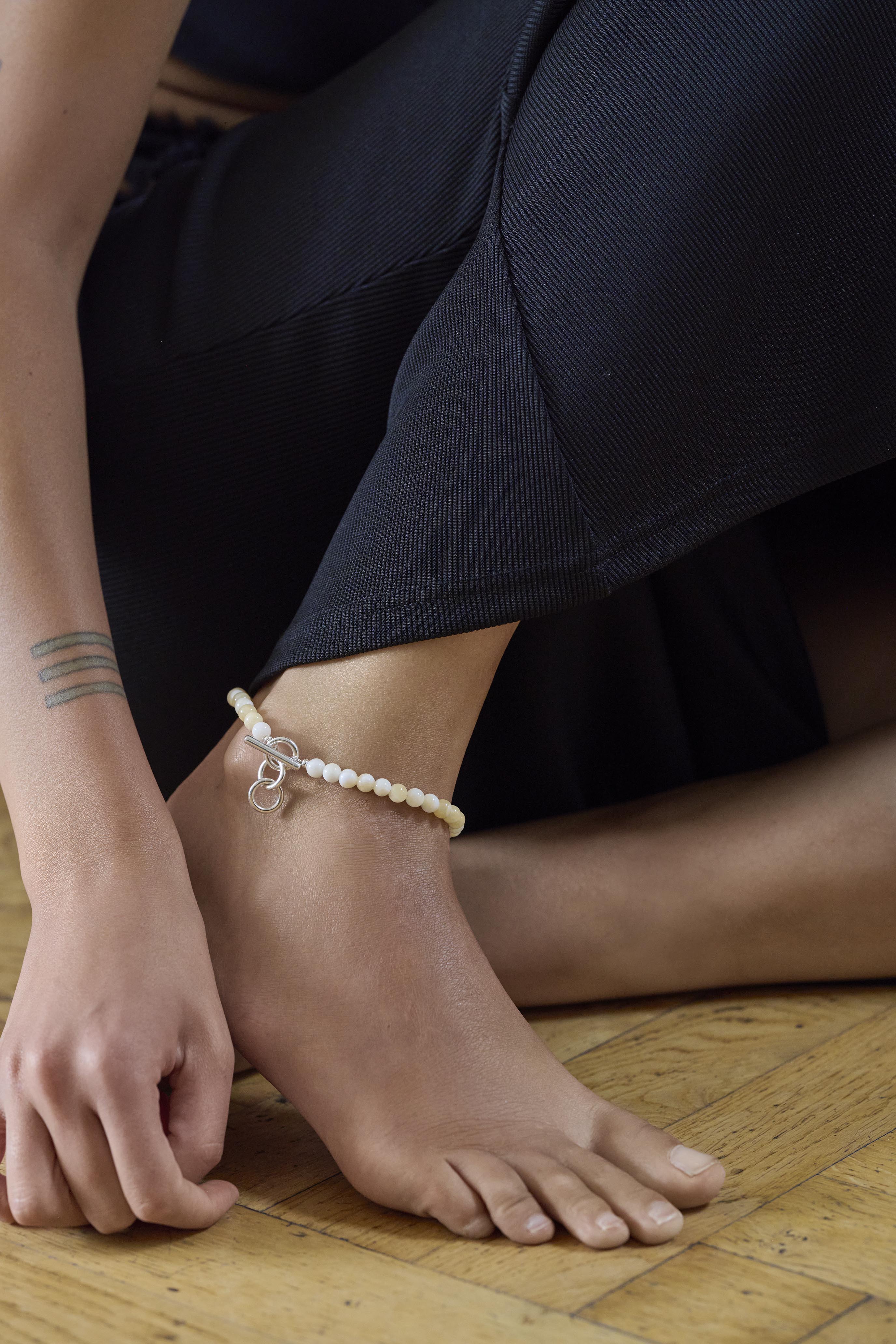 Reflection Topaz Anklet